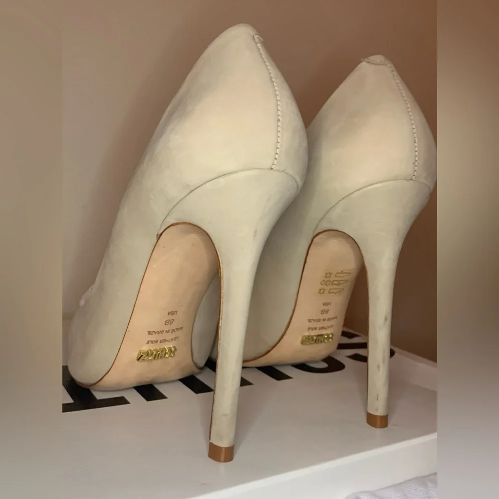 SCHULTZ Shoes Color Beige Sz 8 - Picture 6 of 10